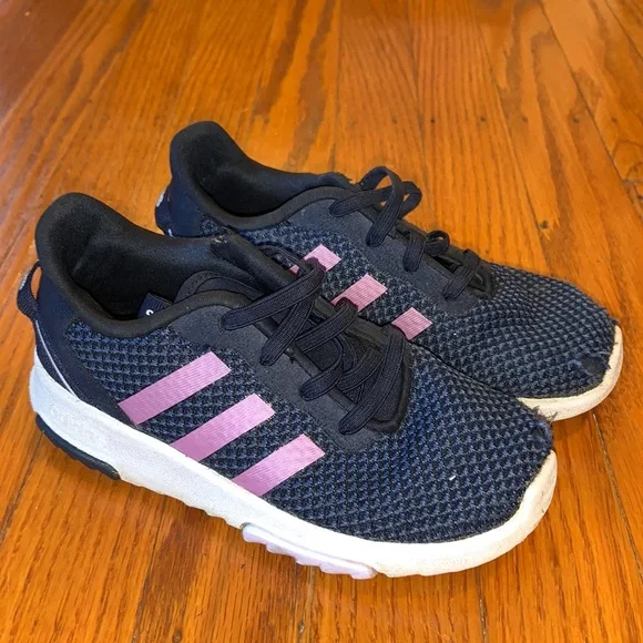 blue and purple adidas shoes